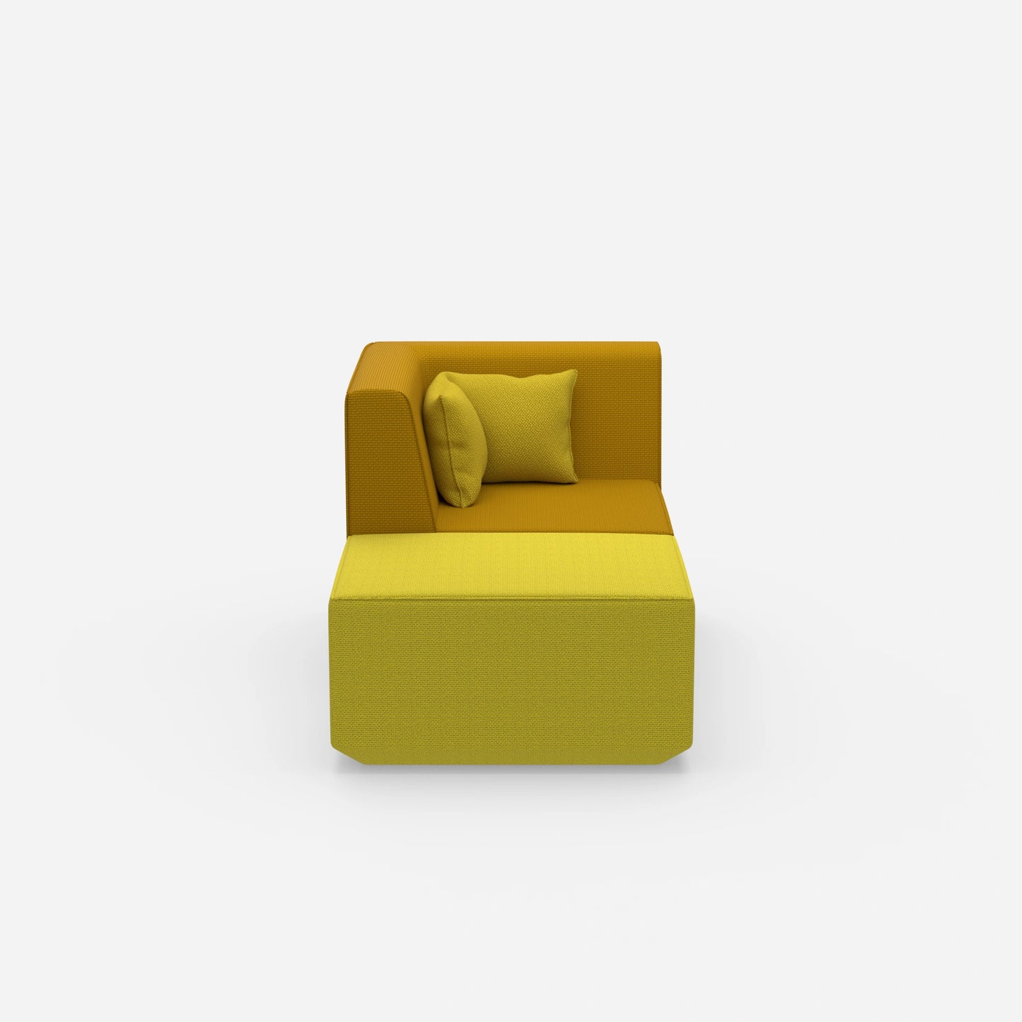 Modern TV chair from the front
