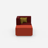Modern TV chair from the front