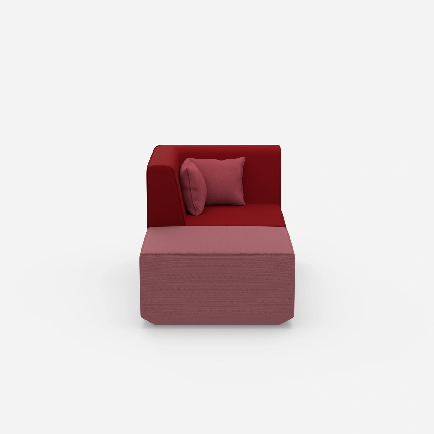 Modern TV chair from the front