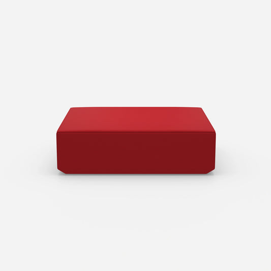 Modern large pouf from the front