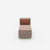 Modern longseat armchair from the front