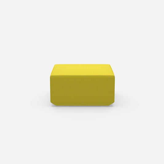 Modern pouf 41 cm high from the front