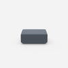 Modern pouf blue from the front