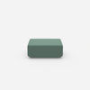Modern pouf blue from the front