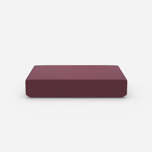 Modern pouf large 160 cm wide from the front