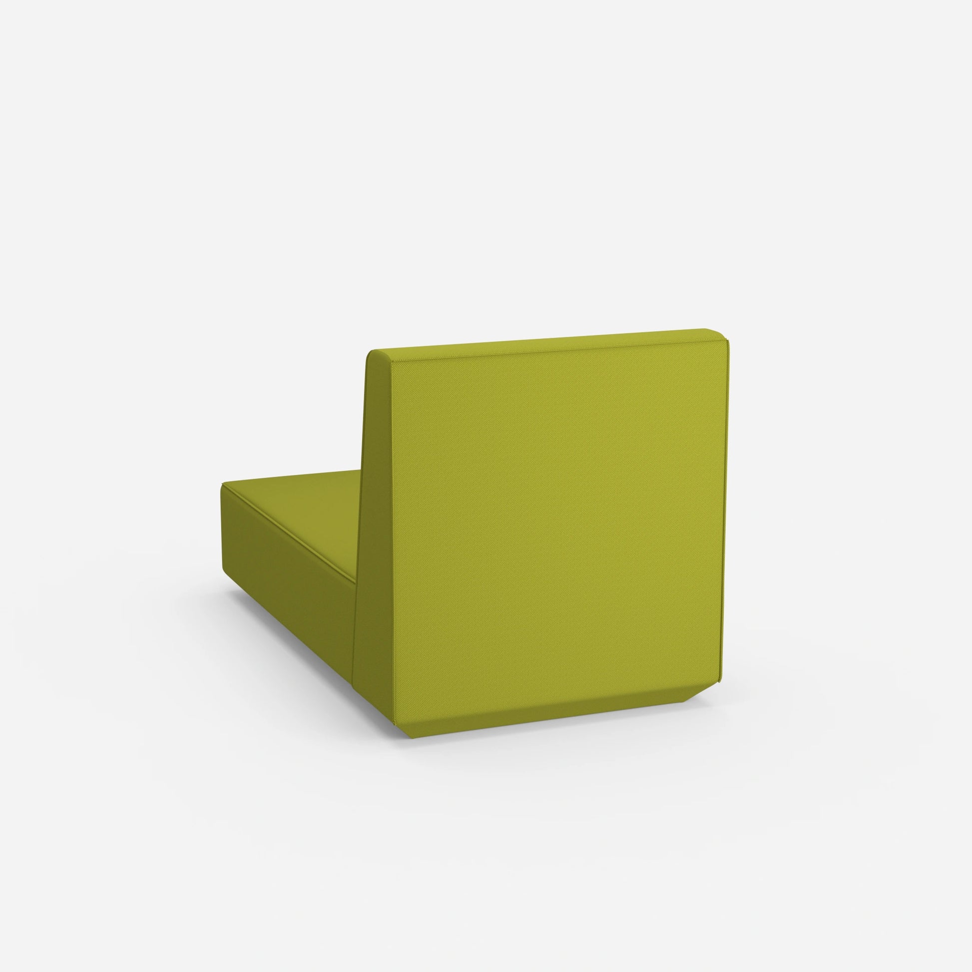 Modular recamiere with high backrest from behind
