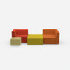 Modular sofa landscape from the front