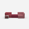 Modular sofa landscape from the front