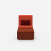 Modular & comfortable reading chair from the front
