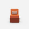 Modular & comfortable reading chair from the front