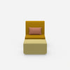 Modular & comfortable reading chair from the front