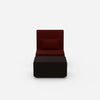 Modular & comfortable reading chair from the front