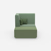 Modular armchair for TV from the front