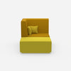Modular armchair for TV from the front