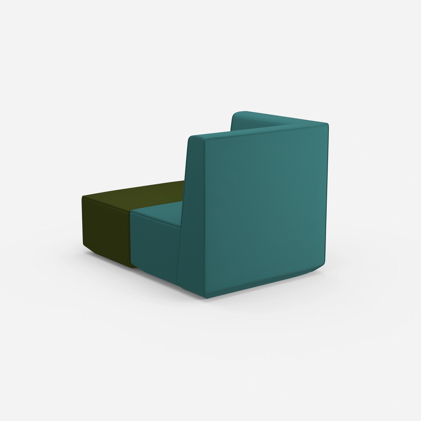 Modular armchair for TV from behind