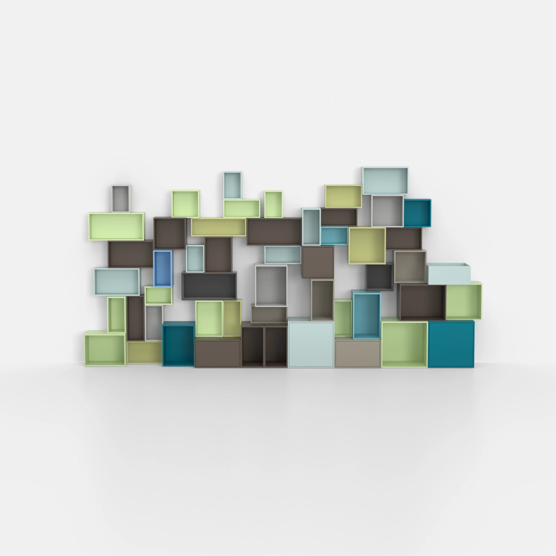 Modular shelving RK151 from the front