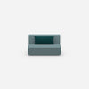Modular sofa 120 cm wide from the front