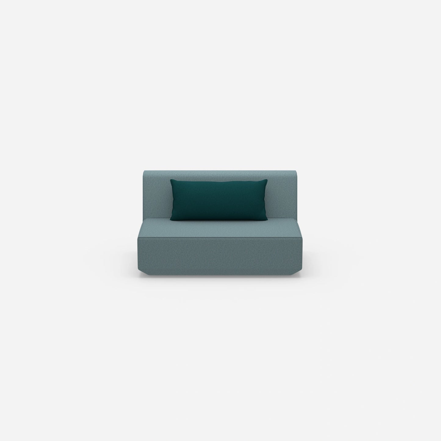 Modular sofa 120 cm wide from the front
