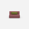 Modular sofa 120 cm wide from the front