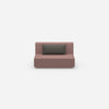 Modular sofa 120 cm wide from the front
