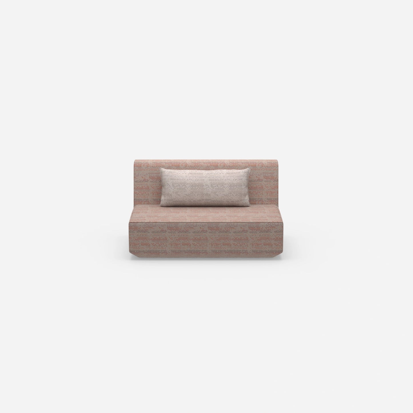 Modular sofa 120 cm wide from the front