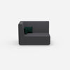 Modular sofa 140 cm wide from the front