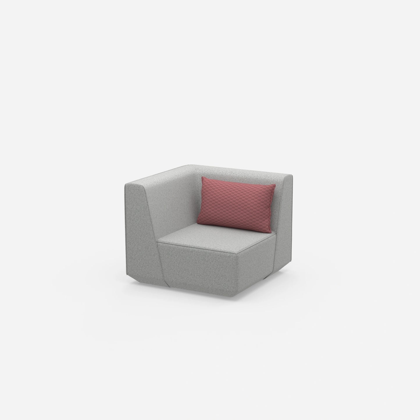 Low armchair from the side