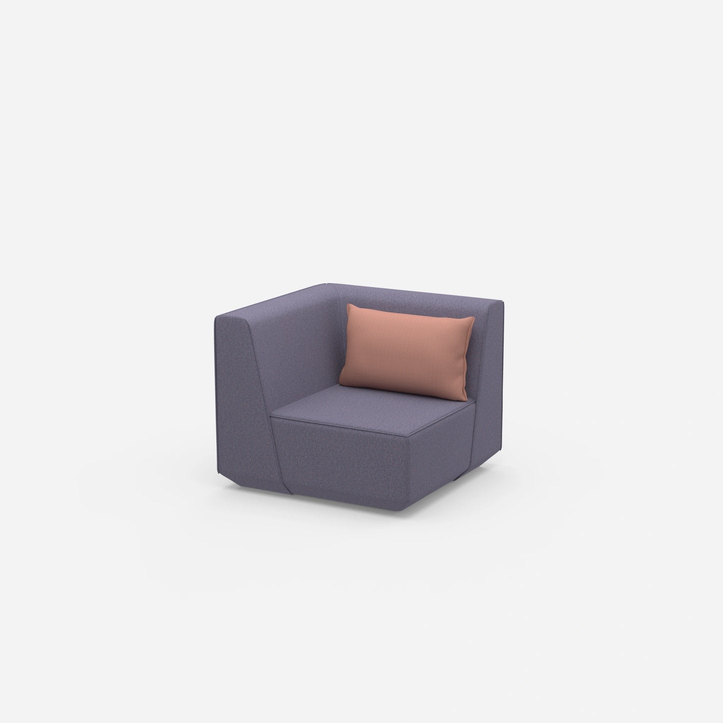 Low armchair from the side