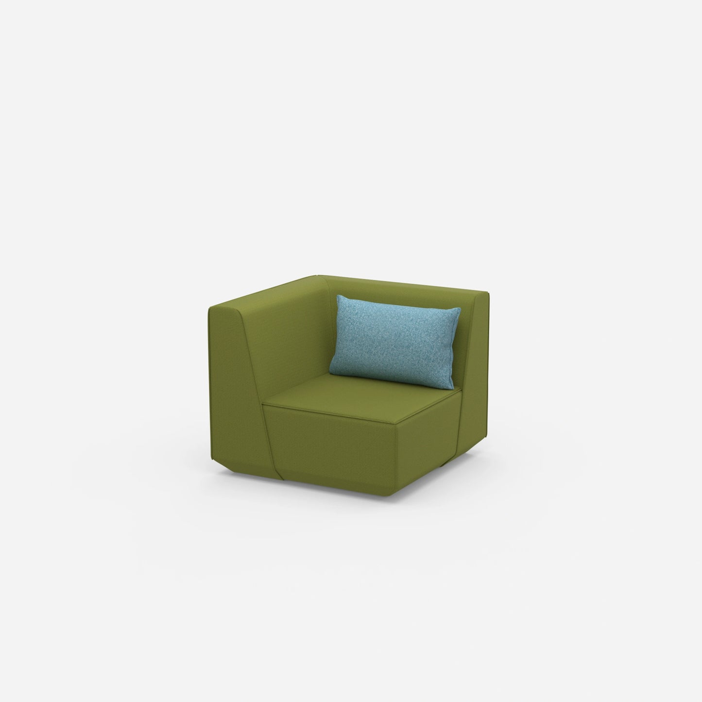 Low armchair from the side