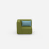 Low armchair from the front