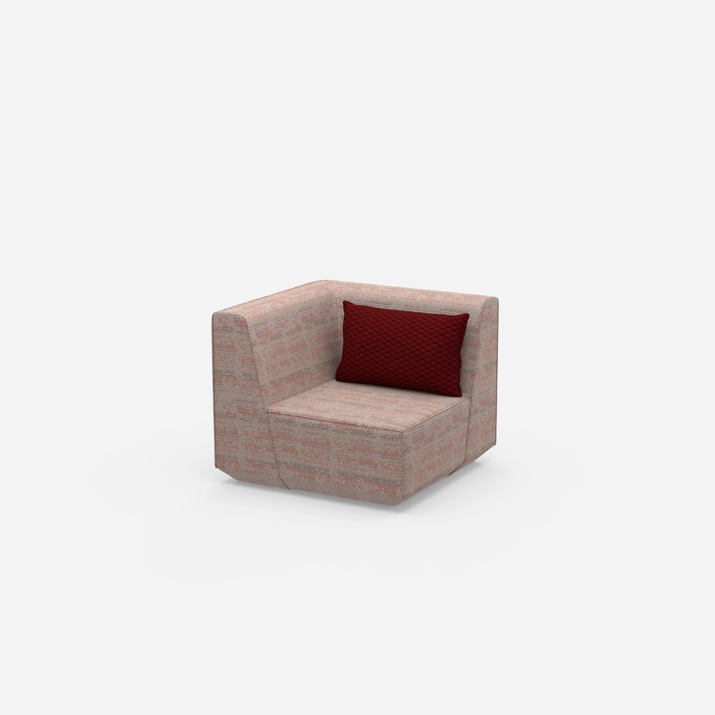Low armchair from the side