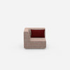 Low armchair from the front