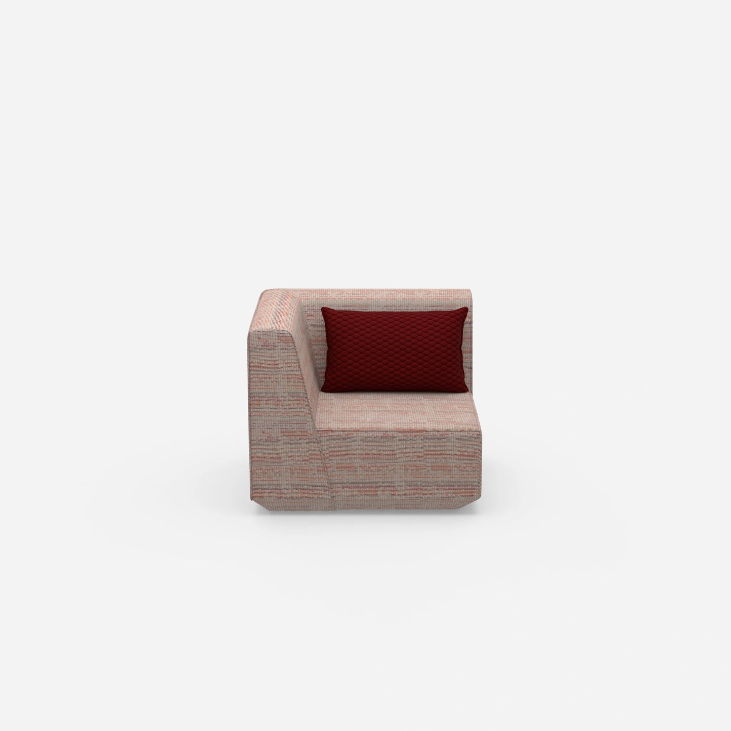 Low armchair from the front