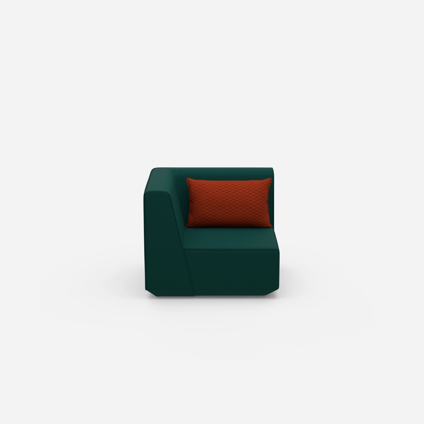 Low armchair from the front
