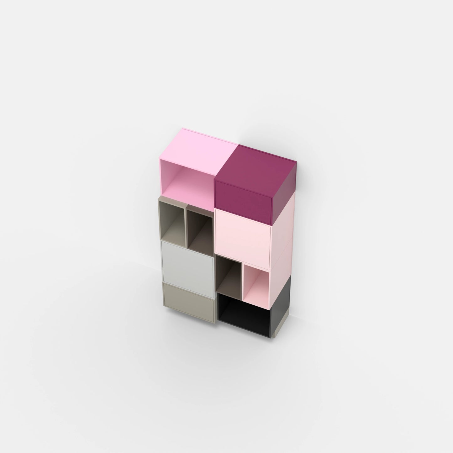 Niche shelving RK142 from above
