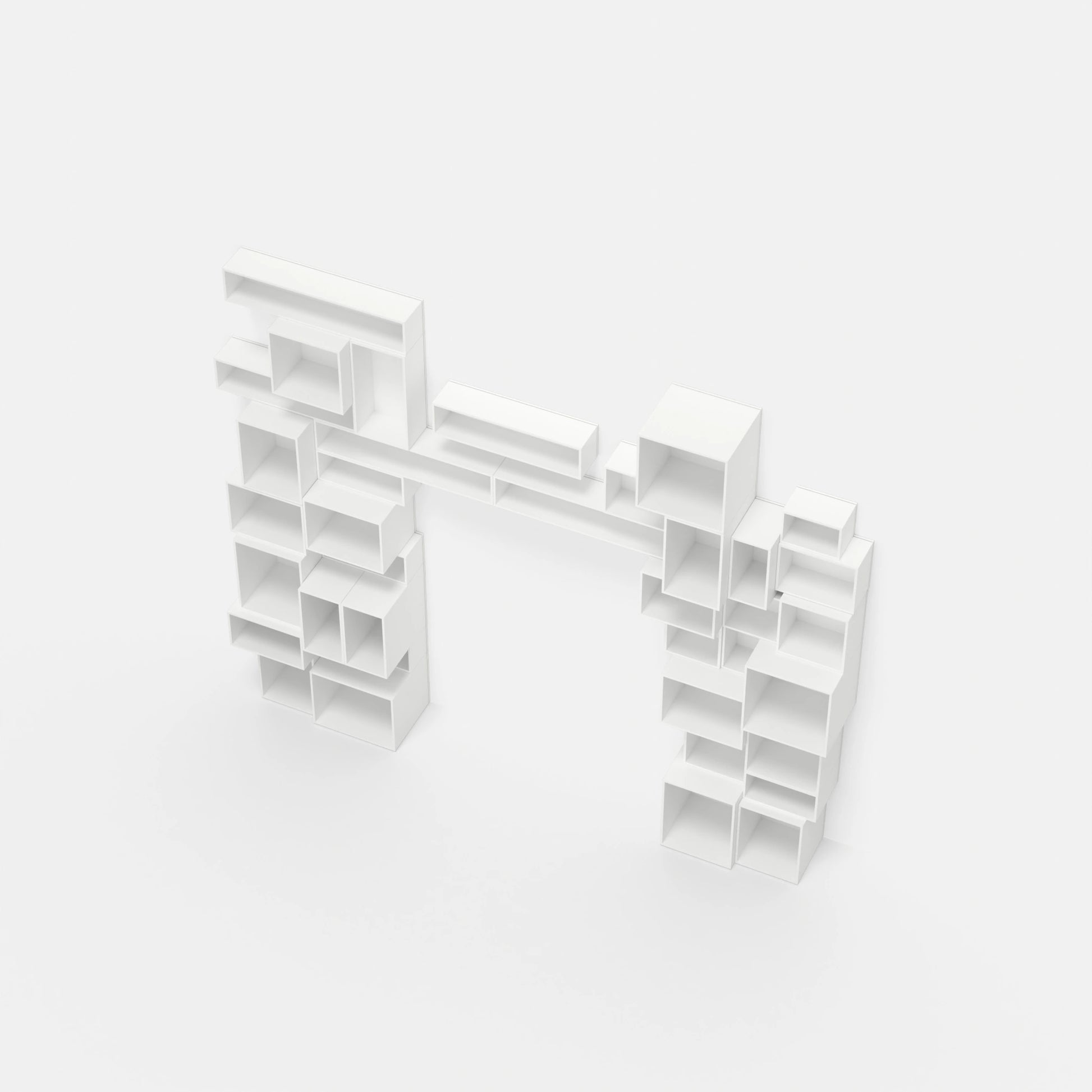Niche shelving RK254 from above