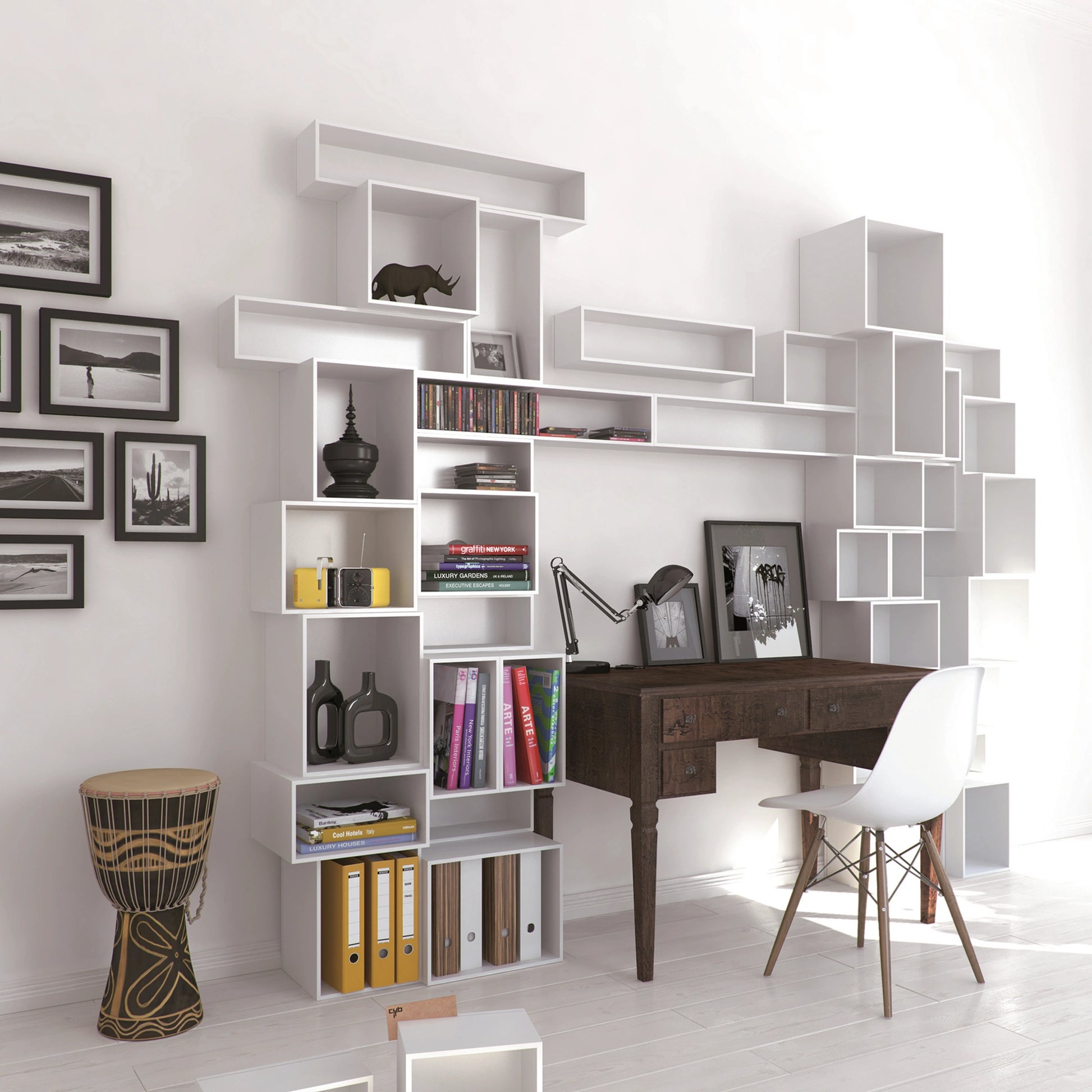 Niche shelving RK254 from the right-hand side
