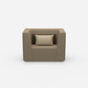 Upholstered armchair from the front