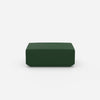 Pouf in green from the front