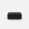 Pouf in green from the front
