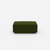 Pouf in green from the front