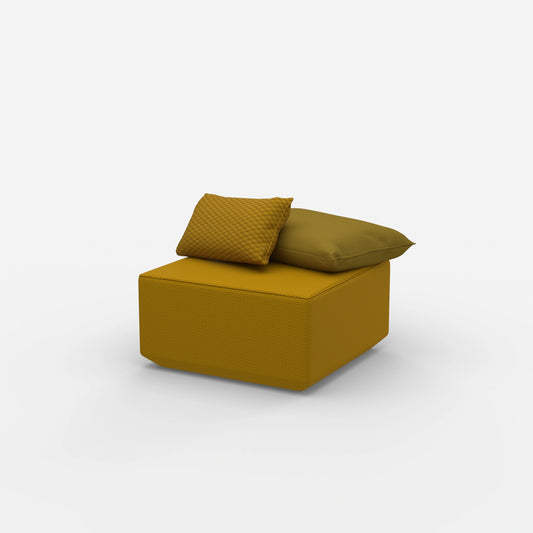 Pouf module square from the side