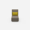 Recamiere for small rooms modular from the front