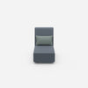 Recamiere for small rooms modular from the front