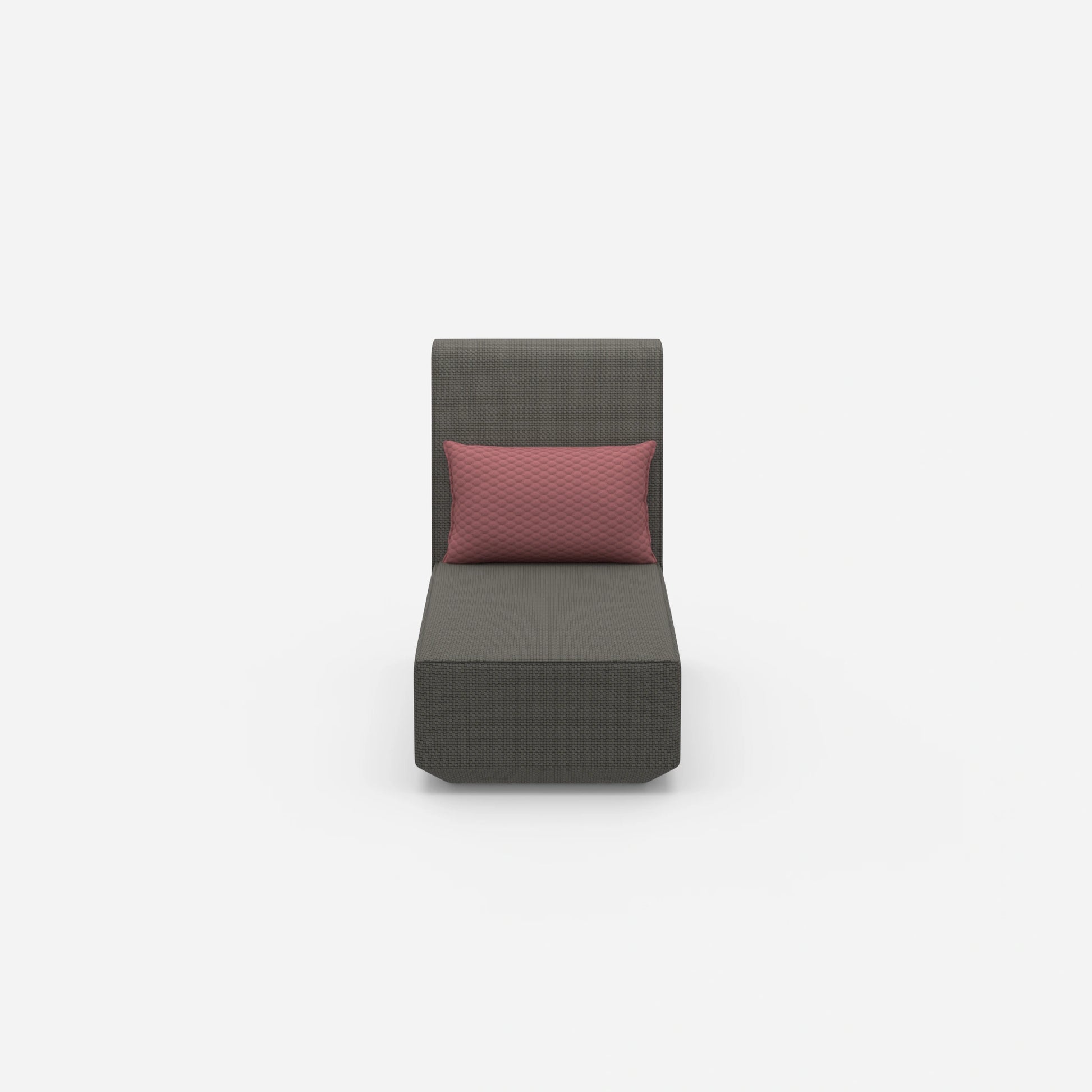 Recamiere for small rooms modular from the front
