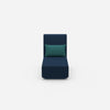 Recamiere for small rooms modular from the front