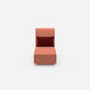 Recamiere for small rooms modular from the front