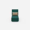 Recamiere for small rooms modular from the front