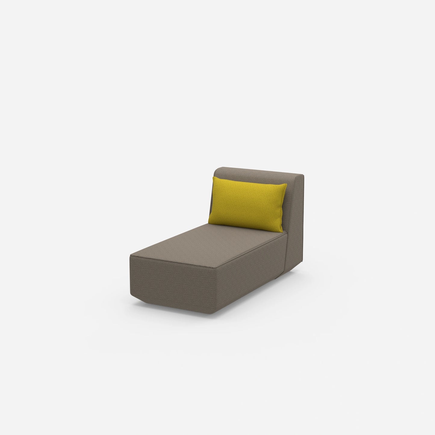 Recamiere for small rooms from the side