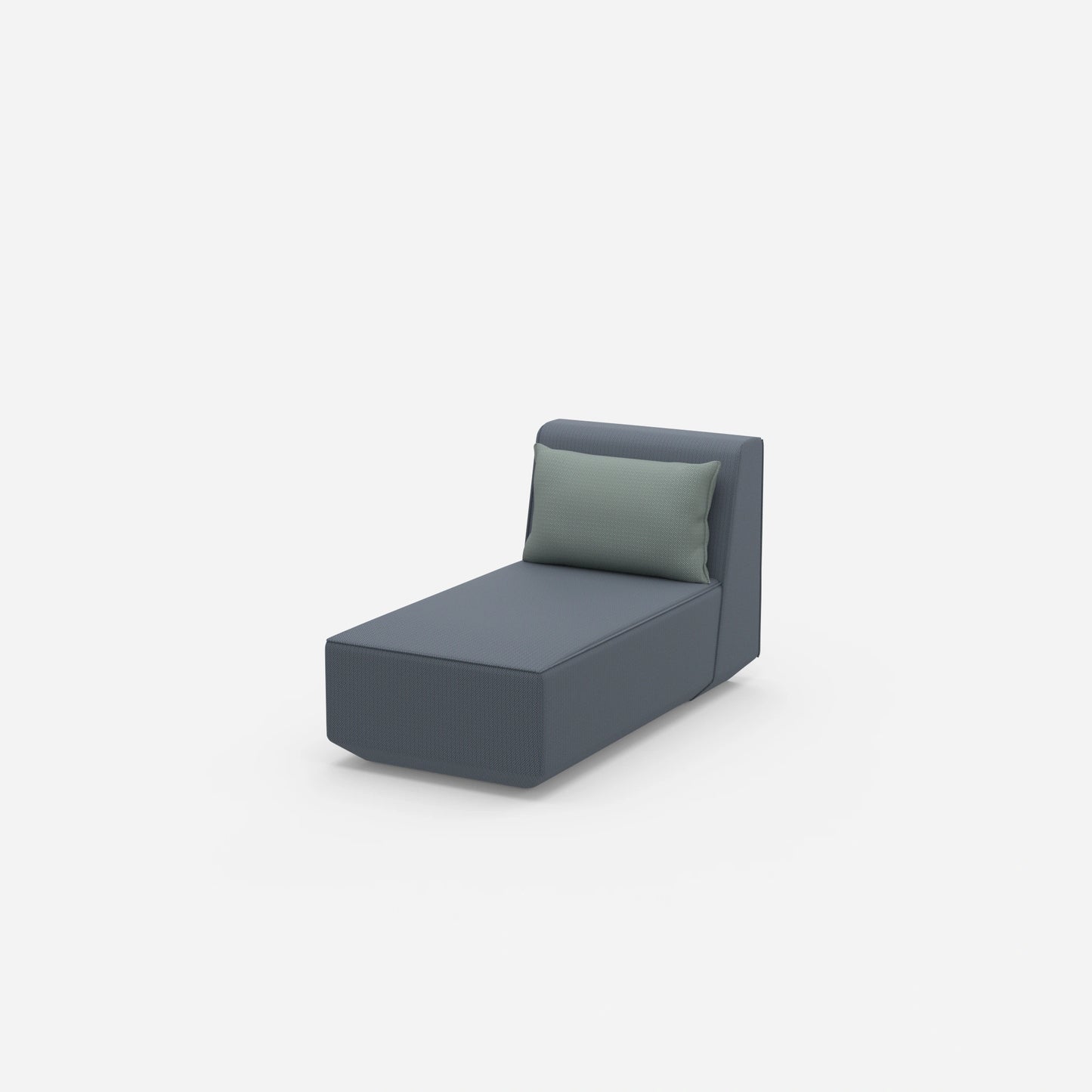 Recamiere for small rooms from the side
